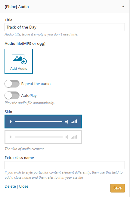 audio-widget